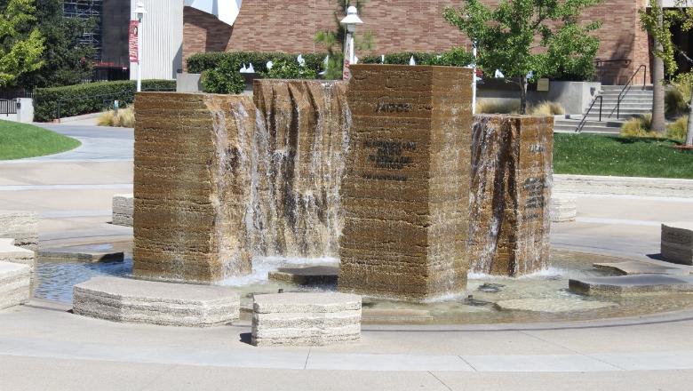 Chapman Piazza Pillars.